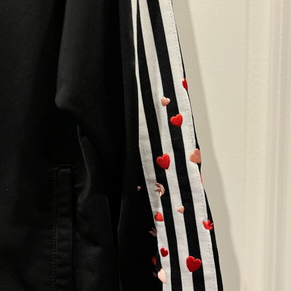 WMS ADDIDAS CLASSIC BLACK JACKET - Picture 2 of 4